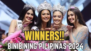 🔴CROWNING MOMENTS  BINIBINING PILIPINAS 2024 WINNERS [upl. by Keith180]