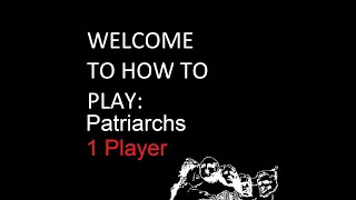 How to play Patriarchs solitaire [upl. by Madelina870]