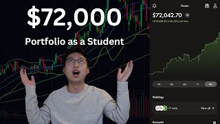 My 72000 Student Portfolio  Wealthsimple Trade Dividend amp ETF Investing [upl. by Sitnerp190]