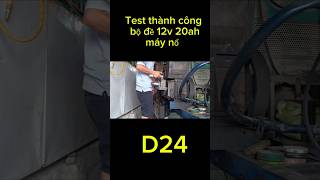 Successfully tested the d24 diesel engine starter đềmáynổ [upl. by Sammer]