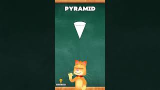 Learn Shapes  Pyramid  Video for Kids  Fun Learning [upl. by Etnaed]