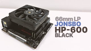 66mm LP CPU Cooler  JONSBO HP600 BLACK Review [upl. by Anivid]