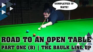 Road to an Open Table  Part 1 B  The Baulk Line Up  Snooker Drill [upl. by Franci705]