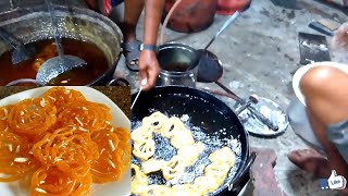 Indian Street Food  TASTY FRIED Jalebi street food  jalebee [upl. by Glynas]