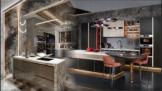 Latest Best Luxury Kitchen Design Ideas 2025 l Interior design l Contemporary kitchen design ideas [upl. by Elleahcim]