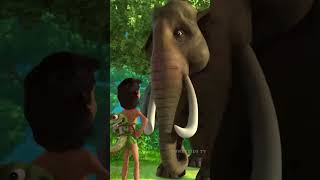 MOWGLI KI HATHI KE SATH BAAT मोगली ytshorts ytviralshorts fyp mowgli junglebookinhindi [upl. by Eiramanitsirhc]