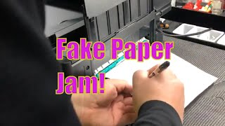 Canon Support Code 1000 1303 5100  fix fake paper jam or “No Paper” for PIXMA printers [upl. by Leitnahs]