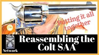 Colt Single Action Army Reassembly [upl. by Kecaj]