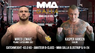 Mirco Lemaic Planet Eater MMA  DE Vs Kasper Hansen CSAdk [upl. by Marino]