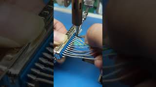 The soldering machine makes soldering easier and faster soldering wire soldering [upl. by Schacker695]