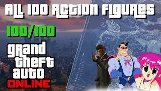 Gta V  All 100 action figures locations quick guide The Diamond Casino [upl. by Guglielma]