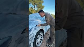 Prank Benoit Chevalier retrouve sa voiture recouverte de Neige 😱😂 [upl. by Kamaria246]