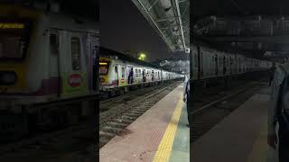 Local Train in dadar to CSMT Local railway station [upl. by Adena]