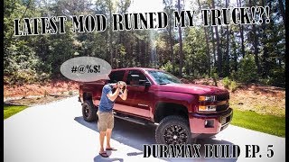 45quot BDS LIFT AND 35S DURAMAX BUILD EPS 5 [upl. by Amabel353]