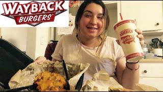 WAYBACK BURGER MUKBANG [upl. by Barris823]