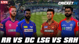 Sunrisers Hyderabad vs Lucknow Super Giants 57th Match  Cricket 24 Custom League [upl. by Delmar538]