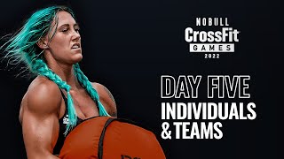 Sunday Day 5 Individuals and Teams — 2022 NOBULL CrossFit Games [upl. by Annoik]