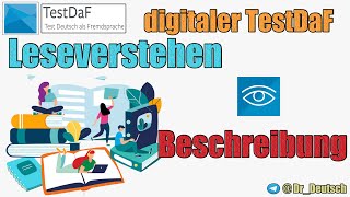 Digitaler TestDaF Leseverstehen Beschreibung [upl. by Kaylil]