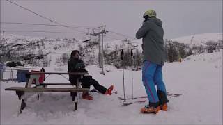 Eikedalen Skisenter 5 mars 2019 45 min fra Bergen [upl. by Maccarone833]