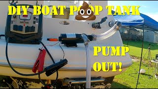 DIY Marine Holding Tank Pump Out using RV Black Tank Methods for under 200 15 YEAR OLD POO [upl. by Alejandro]