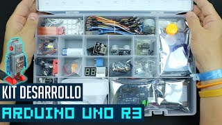 UNBOXING REVIEW KIT ELEGOO ARDUINO UNO R3 EL KIT MAS COMPLETO PARA EMPEZAR [upl. by Nnairak876]