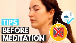 Tips before starting meditation [upl. by Docile]