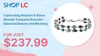 Artisan Turquoise amp White Buffalo Bracelet in Oxidized Silver 2660ctw [upl. by Strenta]