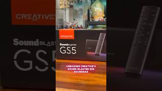 Creative Sound Blaster GS5 Soundbar Unboxing SoundBlaster [upl. by Alahc582]