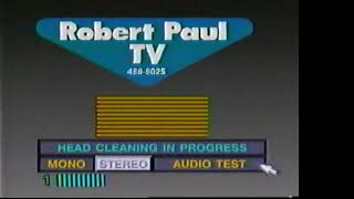 3M VCR Head Cleaner Robert Paul TV [upl. by Maryrose]