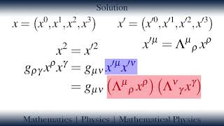 Lorentz Transformations Preserve the Minkowski Metric [upl. by Bendick94]