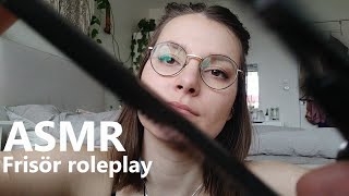 ASMR frisör roleplay brushing water spraying scissor cutting personal attention [upl. by Iow]