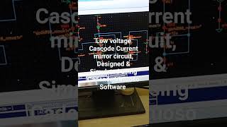 Circuit design using Cadence Virtuoso  Low Voltage Cascode Current Mirror [upl. by Ileray474]