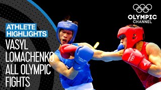 All Vasyl Lomachenko 🇺🇦 Olympic Boxing Bouts  Athlete Highlights [upl. by Neehsar]