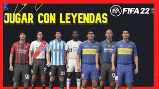 COMO JUGAR CON ICONS EN FIFA 22  TUTORIAL [upl. by Dymphia]