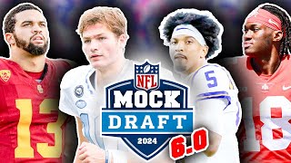 2024 NFL FirstRound Mock Draft For All 32 Picks 60 THE DRAFT IS SET  TPS [upl. by Holden]