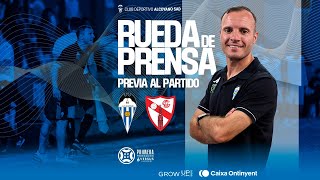 Rueda de prensa Presentación Nuevo Entrenador y Previa J13 🆚 Sevilla Atletico  🎙️Julián Cerdá [upl. by Guild]