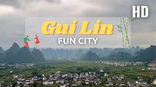 Fun City🕺 GUI LIN Mainland China City Tour GuiLin Romance Park Bamboo RaftYangShuo  VLOG [upl. by Enelaj]