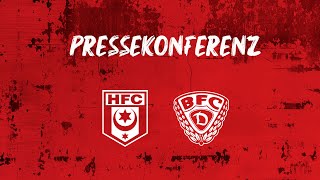 Pressekonferenz vor dem Spiel des HFC gegen BFC [upl. by Mathias]