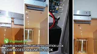 Magnetic Door Lock Troubleshooting [upl. by Yur]