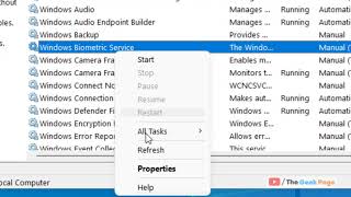 Enable Windows Biometric Service in Windows 11 [upl. by Enilasor686]