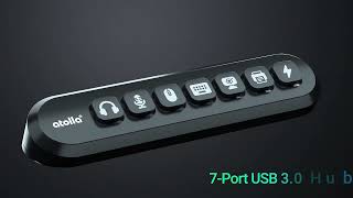 atolla 7 Puertos Hub Usb 30 Kit  KR307 [upl. by Ltihcox]