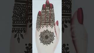 New mandala designeasy mandala henna design hennastain mehndi hennainsposhortsviral [upl. by Bobbie]