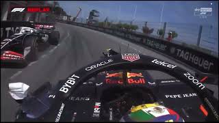 Sergio Perez Cam ❗️HUGE❗️ Crash in Monaco [upl. by Raouf]