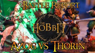 Can Thorin Kill Azog  Middle Earth SBG Battle Report [upl. by Yasnil]