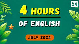 Boost Your English 4 Hours of Listening Practice [upl. by Sokil]