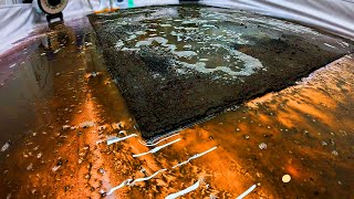 Satisfying Carpet Cleaning ASMR  Terribly Dirty Rug Cleaning [upl. by Anitserp582]