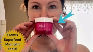 ELEMIS Superfood Midnight Facial Review [upl. by Secnarfyram]