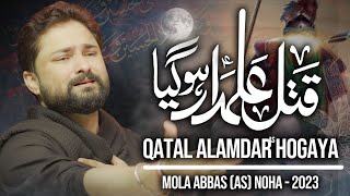 Nohay 2023  Qatal Alamdar Hogaya  Syed Raza Abbas Zaidi  Muharram 14452023  Mola Abbas Noha [upl. by Ahsel]