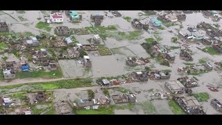 Mozambique  Widespread devastation after passage of Cyclone Idai [upl. by Vickey]