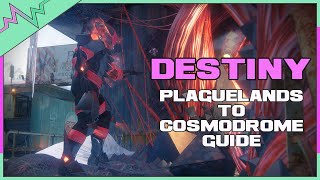 Destiny  Plaguelands to Cosmodrome How to Get There Rise of Iron [upl. by Roseline826]